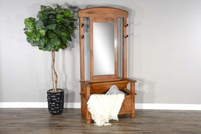 Sunny Designs - Sedona -  78in 4-hook Farmhouse Wood Hall Tree - 2537RO2 veiw 5