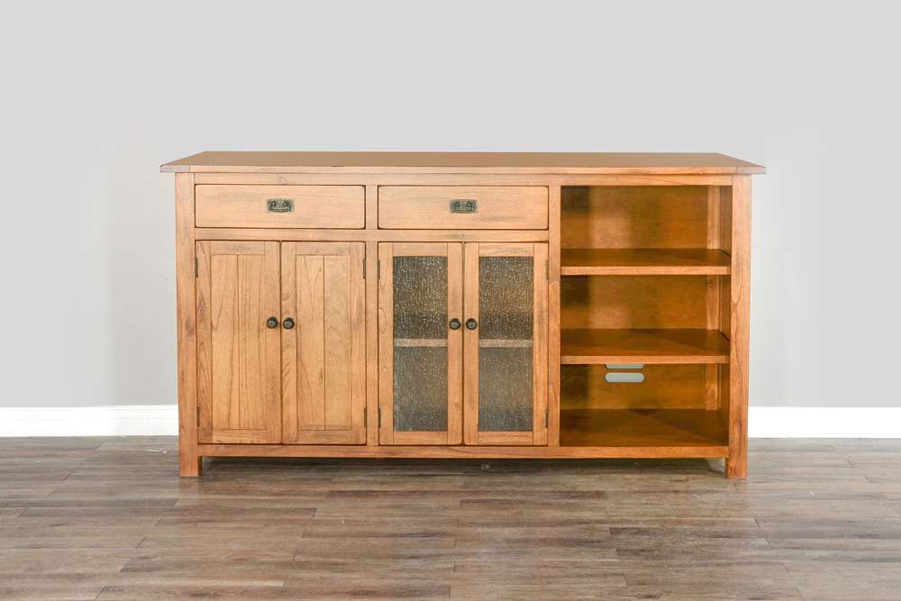 Sunny Designs - Sedona -  80in Transitional Wood Buffet - 1969RO-B veiw 2