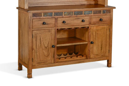 Sunny Designs - Sedona Buffet with Slate in Light Brown - 1903RO2-B2 veiw 1