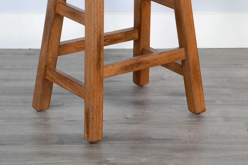 Sunny Designs - Sedona -  Counter Saddle Seat Stool, Wood Seat (Set of 2) - 1768RO2-24 veiw 2