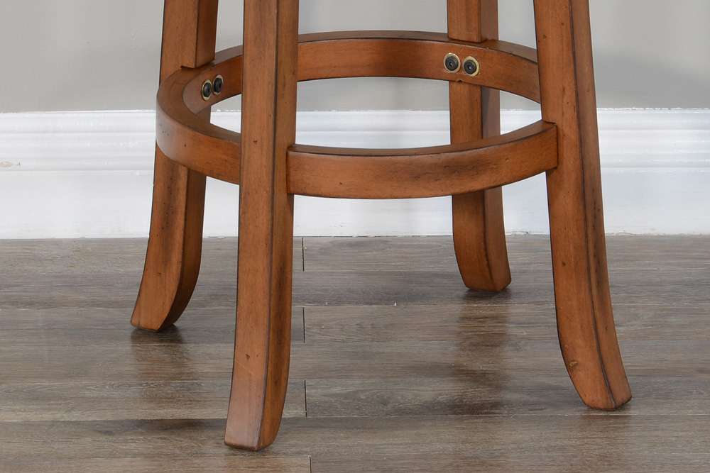 Sunny Designs - Sedona -  Counter Swivel Stool, Cushion Seat (Set of 2) - 1646RO-24 veiw 2