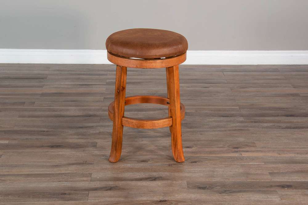 Sunny Designs - Sedona -  Counter Swivel Stool, Cushion Seat (Set of 2) - 1646RO-24 veiw 4