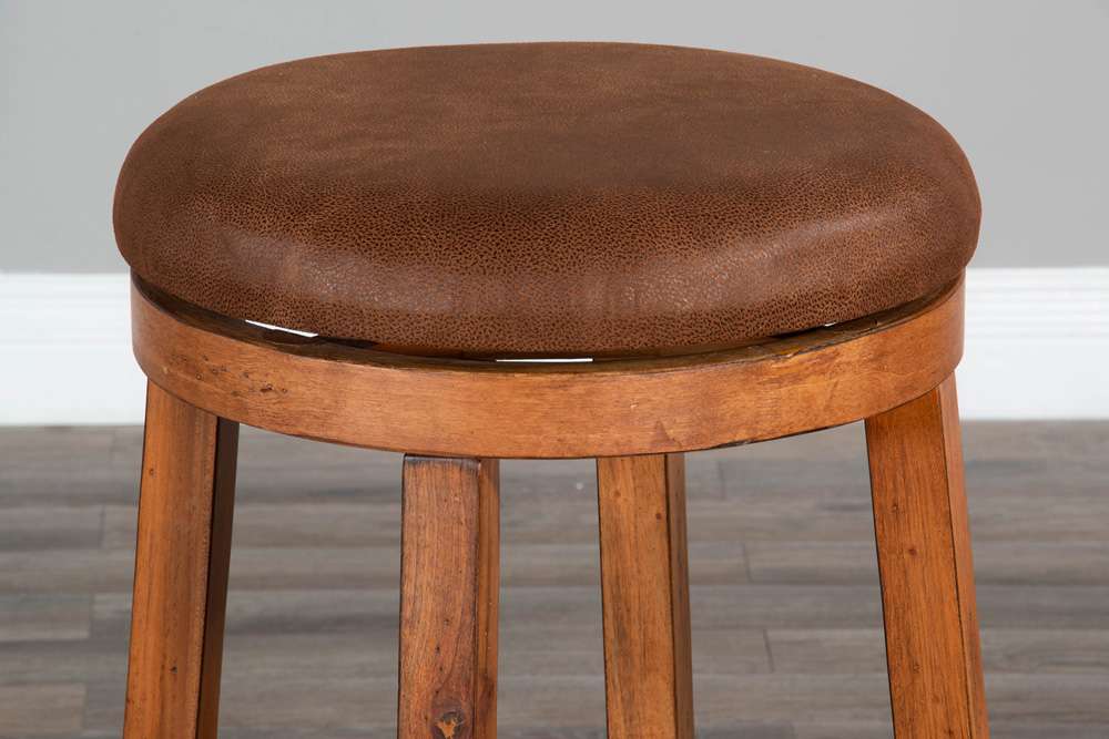 Sunny Designs - Sedona -  Counter Swivel Stool, Cushion Seat (Set of 2) - 1646RO-24 veiw 5