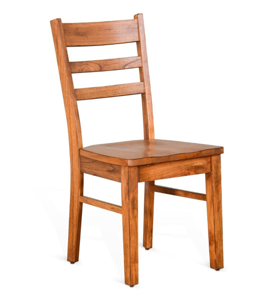 Sunny Designs - Sedona Ladderback Chair with Wood Seat in Light Brown (Set of 2) - 1616RO2 veiw 1