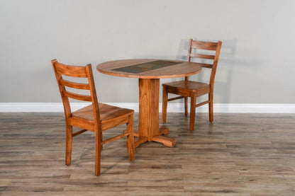 Sunny Designs - Sedona Ladderback Chair with Wood Seat in Light Brown (Set of 2) - 1616RO2 veiw 5