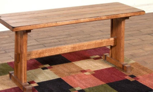 Sunny Designs - Sedona Nook Side Bench - Light Brown - 0219RO2-SB veiw 1