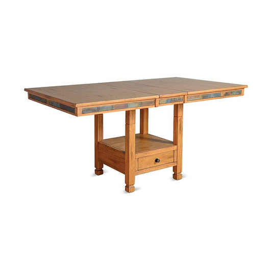 Sunny Designs - Sedona -  Sedona 42in Traditional Wood Dining Table - 1177RO2 veiw 1