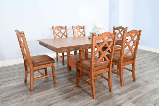 Sunny Designs - Sedona -  Sedona 42in Traditional Wood Dining Table - 1177RO2 veiw 2
