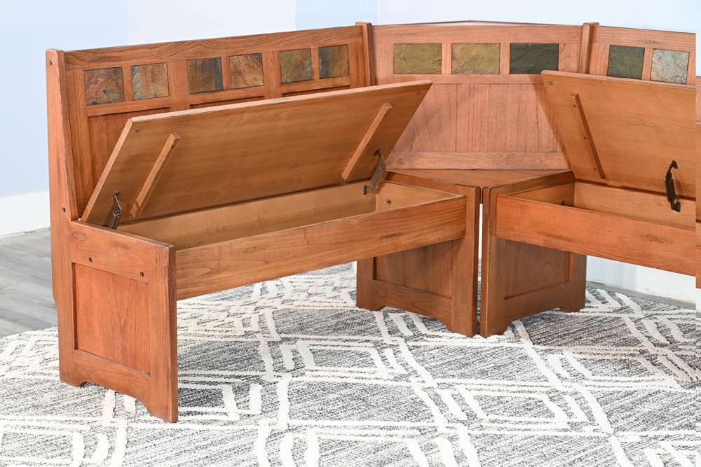 Sunny Designs - Sedona -  Sedona Breakfast Nook Set with Side Bench - 0219RO2 veiw 3