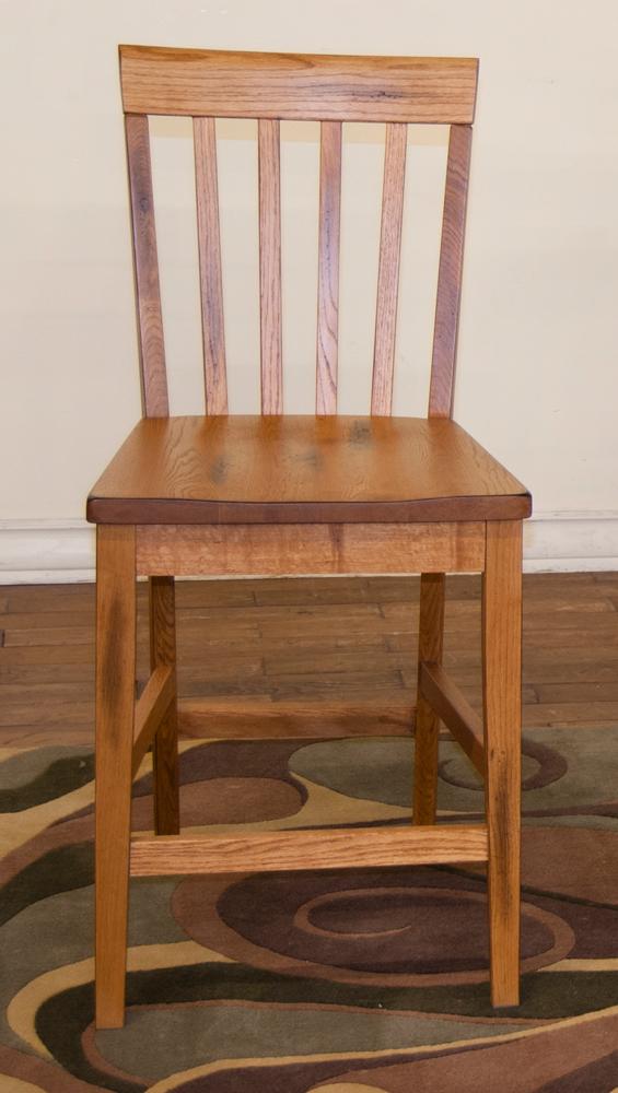 Sunny Designs - Sedona Slatback Barstool, 24inH (Set of 2) - 1854RO veiw 1