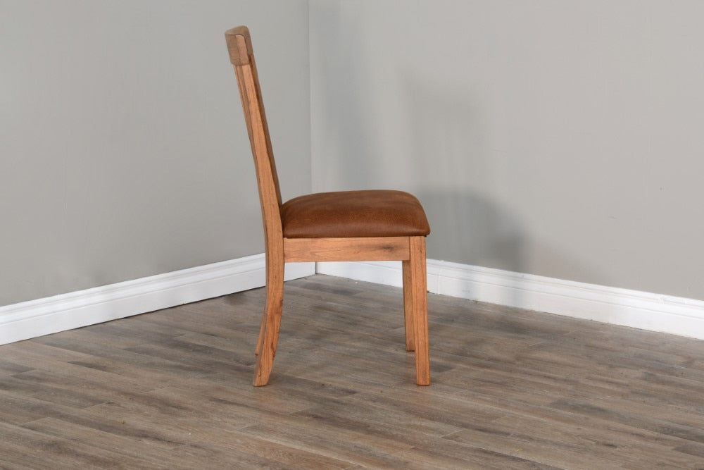 Sunny Designs - Sedona Slatback Chair in Light Brown (Set of 2) - 1424RO2-CT veiw 3