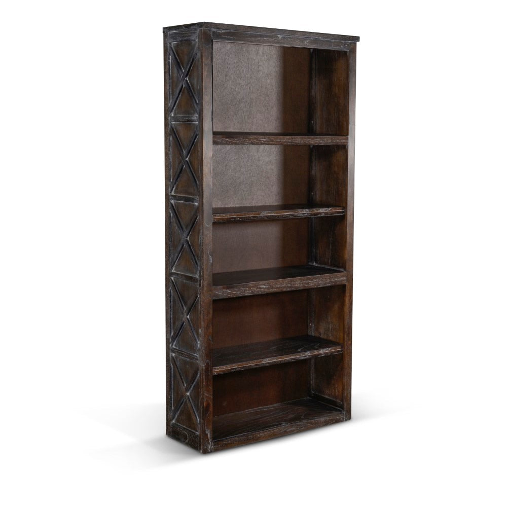 Sunny Designs - Sofia Sofia Bookcase - Dark Brown - 2822ED-BO veiw 1