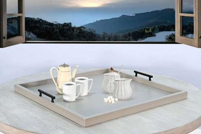 Sunny Designs -  Square Tessa Ottoman Tray - 2152PV veiw 2