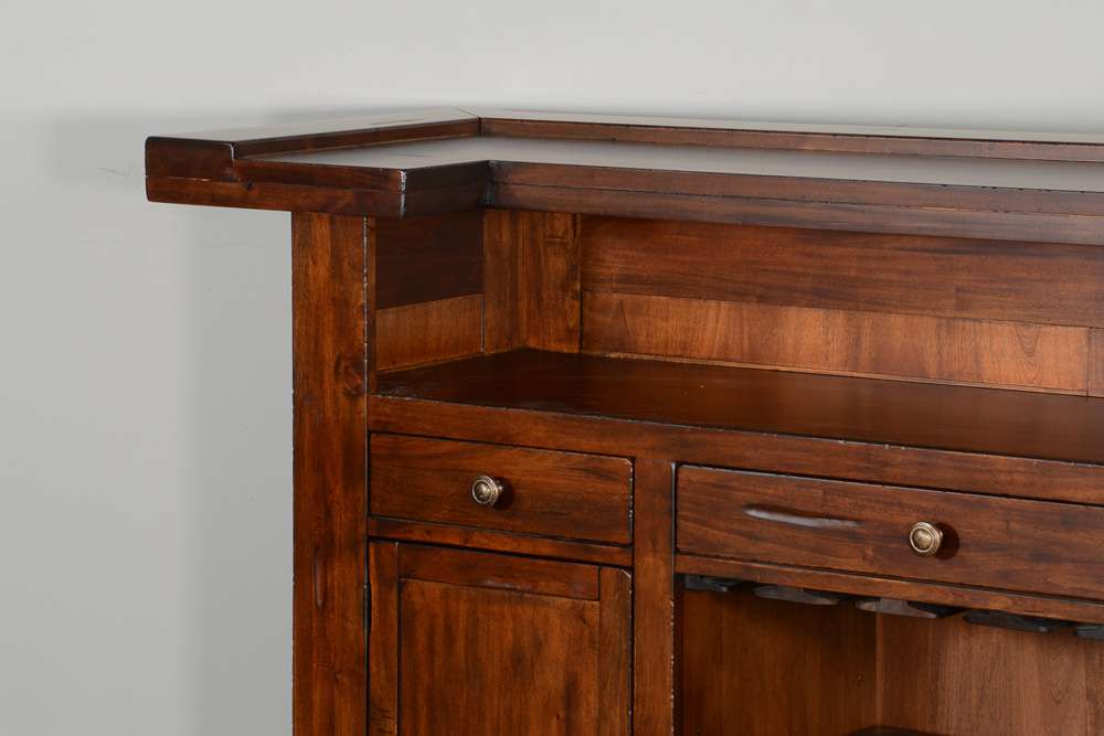 Sunny Designs - Tuscany -  78in Farmhouse Wood Home Bar - 1959VM veiw 9