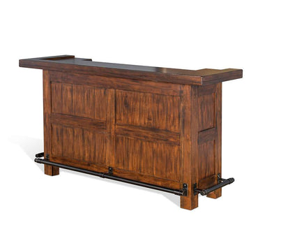 Sunny Designs - Tuscany - 78in Farmhouse Wood Home Bar - 1959VM view 1