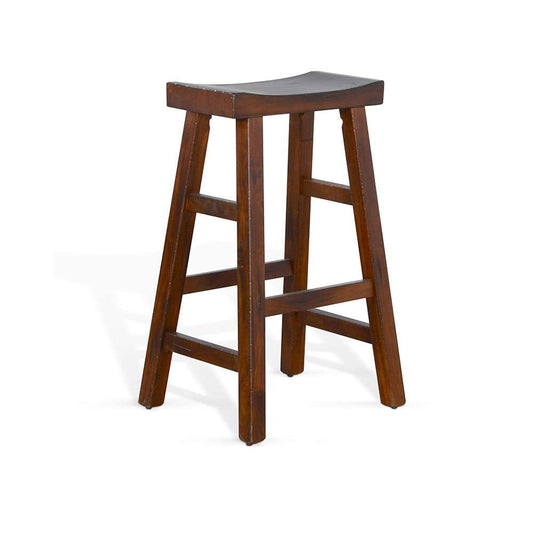 Sunny Designs - Tuscany -  Bar Saddle Seat Stool, Wood Seat (Set of 2) - 1768VM-30 veiw 1