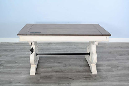 Sunny Designs -  White Desk with Power Strip - 2847MB veiw 6