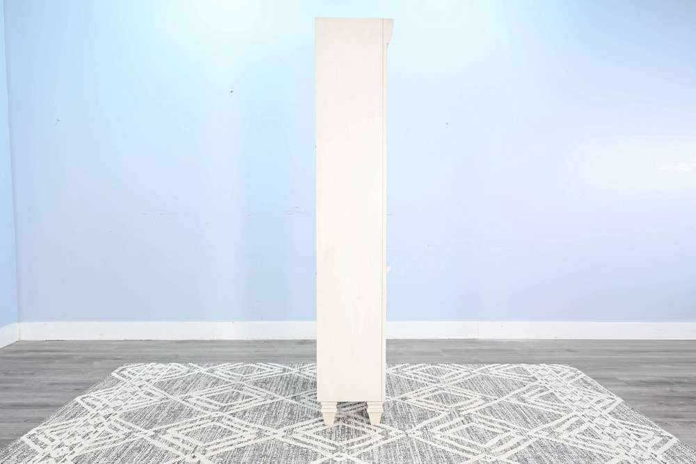 Sunny Designs -  white Two-Tone Wood Bookcase - 2846MB-BD veiw 2