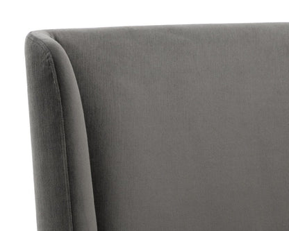 Sunpan - 5West Amita Wheeled Dining Chair - Piccolo Pebble - 109899 view 8