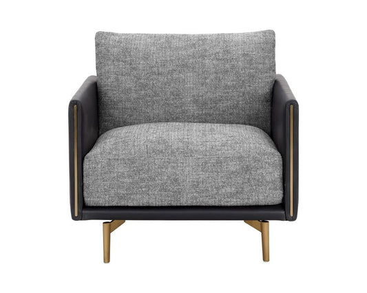 Sunpan - 5West Ashi Armchair - Nash Zebra / Coal Black - 110997 view 2