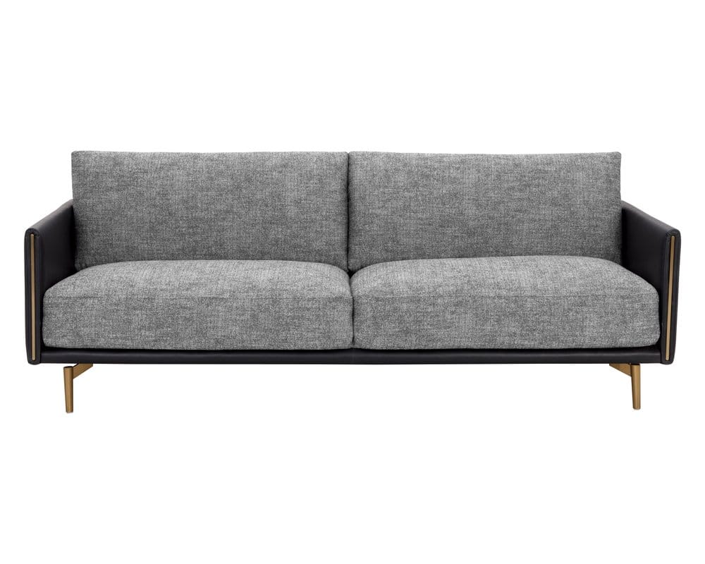 Sunpan - 5West Ashi Sofa - Nash Zebra / Coal Black - 110996 view 2