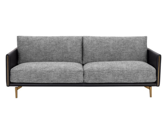 Sunpan - 5West Ashi Sofa - Nash Zebra / Coal Black - 110996 view 2