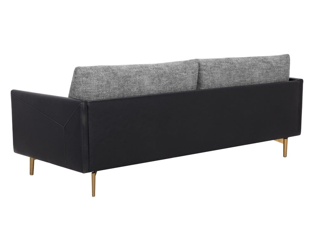 Sunpan - 5West Ashi Sofa - Nash Zebra / Coal Black - 110996 view 3