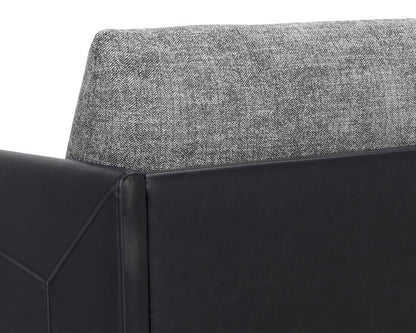 Sunpan - 5West Ashi Sofa - Nash Zebra / Coal Black - 110996 view 6