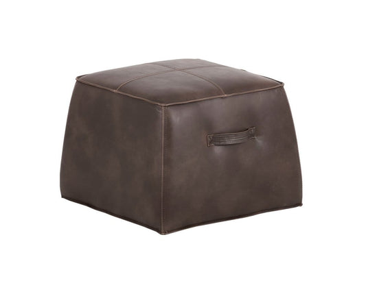Sunpan - 5West Aspen Ottoman - Havana Dark Brown - 102831 view 1