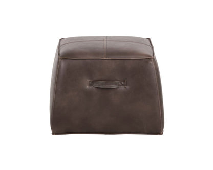 Sunpan - 5West Aspen Ottoman - Havana Dark Brown - 102831 view 2