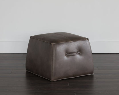 Sunpan - 5West Aspen Ottoman - Havana Dark Brown - 102831 view 4