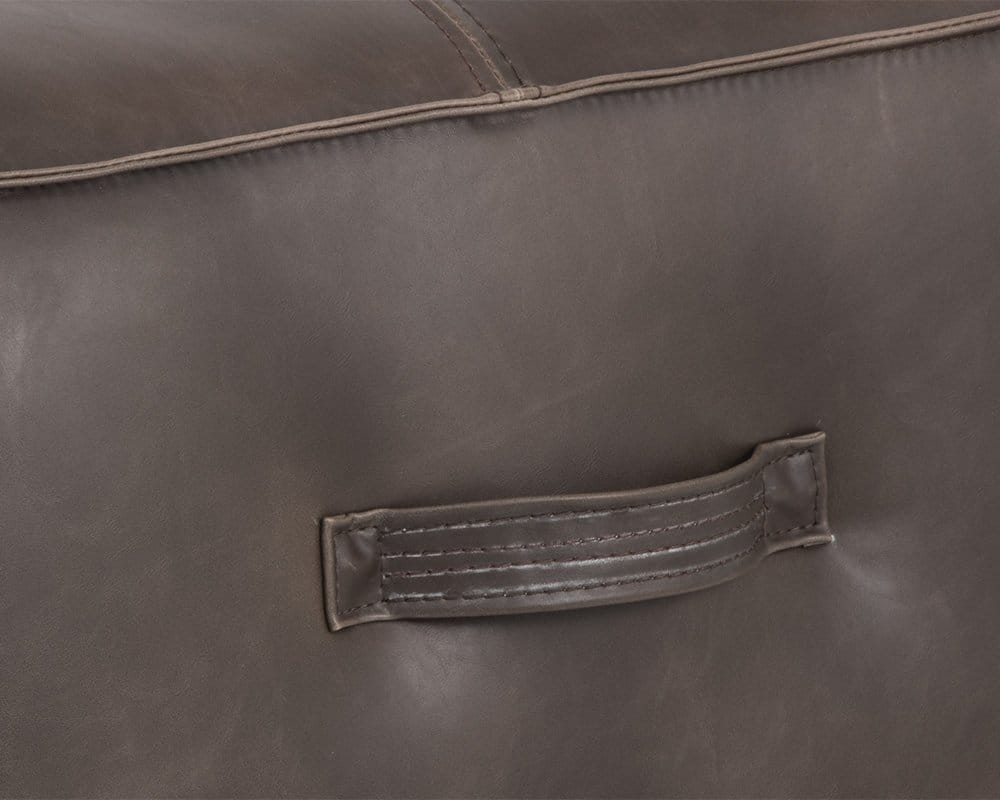 Sunpan - 5West Aspen Ottoman - Havana Dark Brown - 102831 view 5