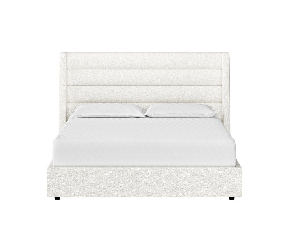 Sunpan - 5West Emmit Bed King - Merino Pearl - 110096 view 2