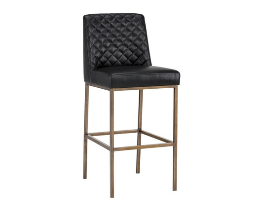 Sunpan - 5West Leighland Barstool - Coal Black - 104902 view 1