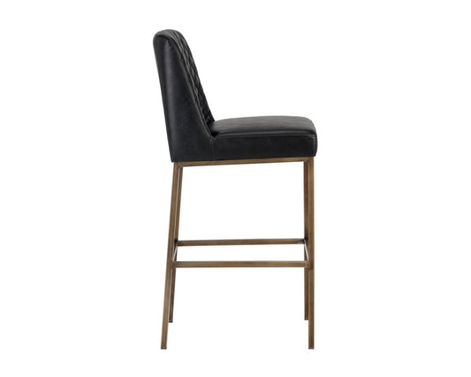 Sunpan - 5West Leighland Barstool - Coal Black - 104902 view 2
