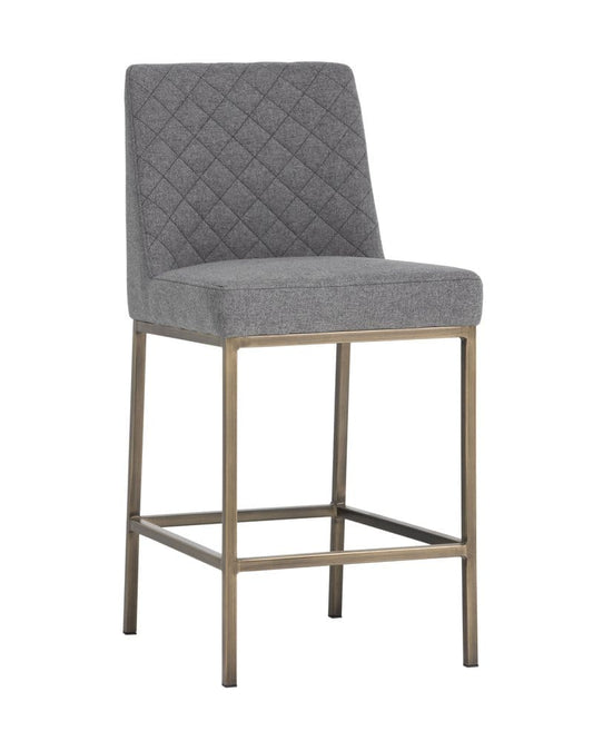 Sunpan - 5West Leighland Counter Stool - Dark Grey - 102821_CLOSEOUT view 1