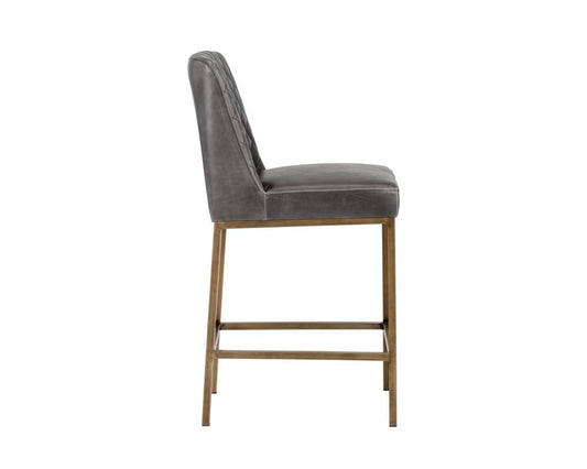 Sunpan - 5West Leighland Counter Stool - Overcast Grey - 104908 view 2