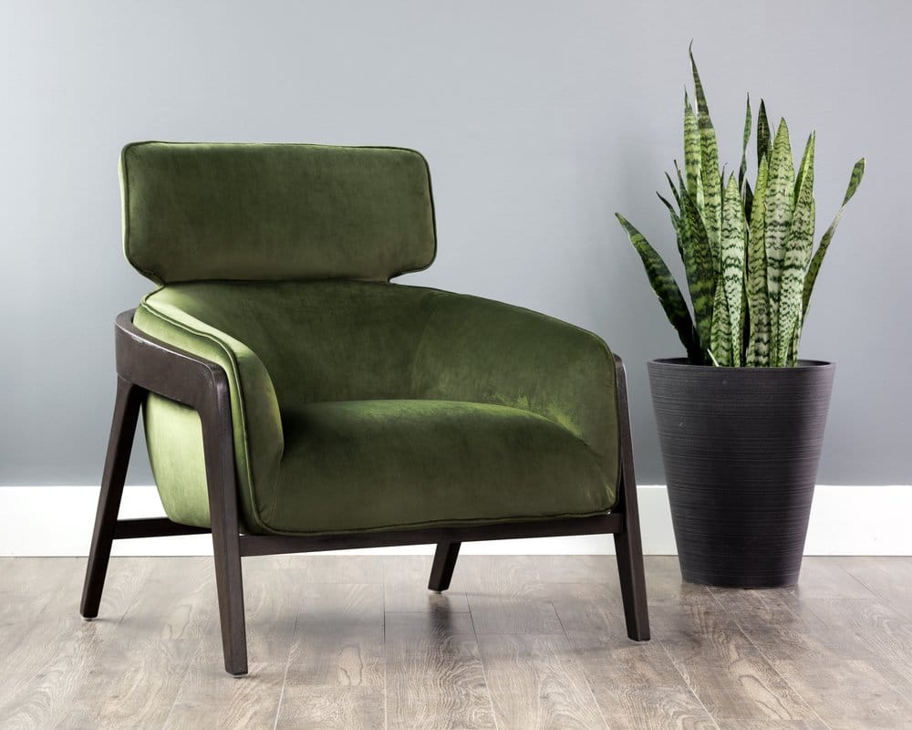 Sunpan - 5West Maximus Lounge Chair - Moss Green - 105409 view 5
