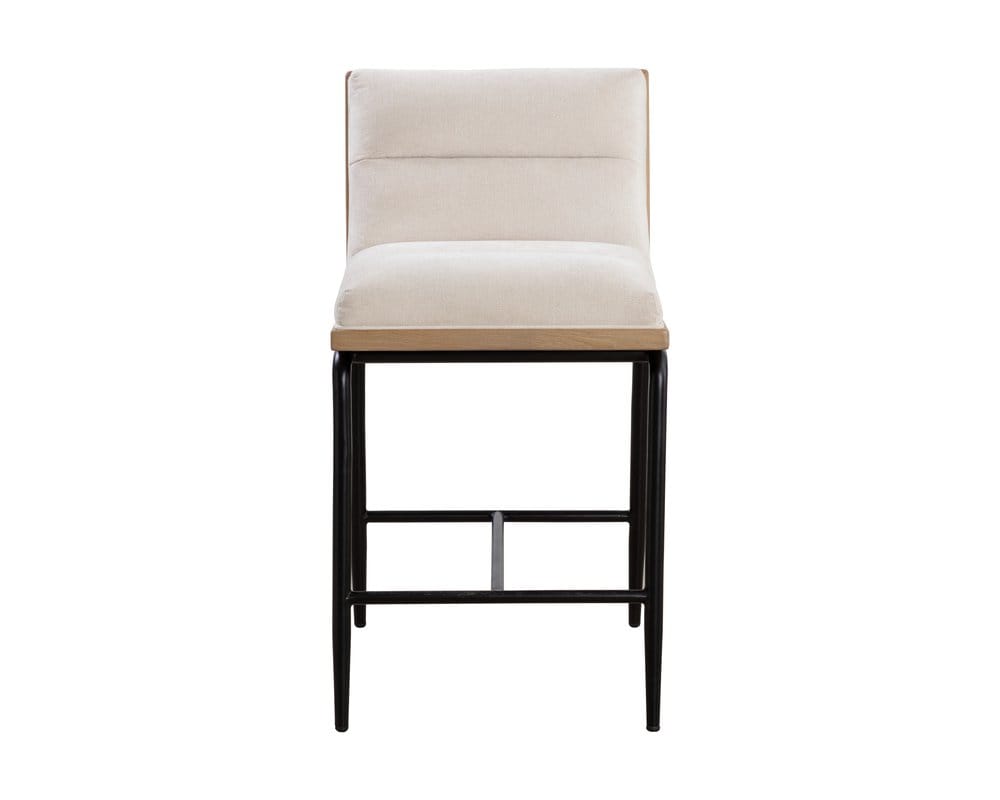 Sunpan - Abilene Counter Stool - Polo Club Muslin - 111273 view 2