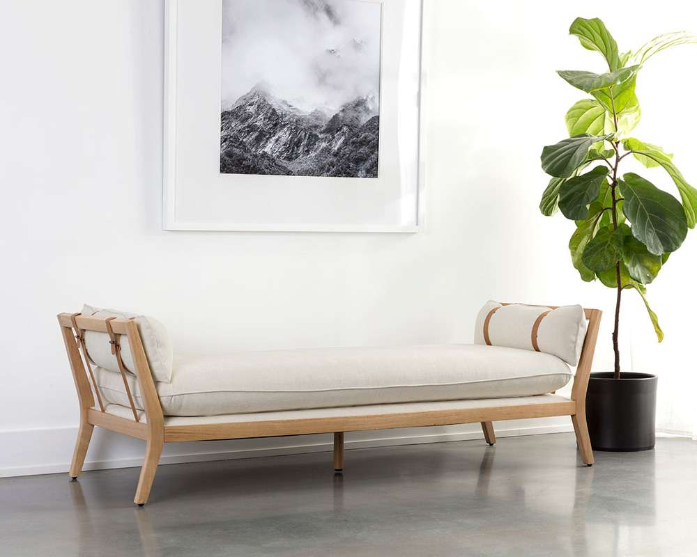 Sunpan - Westport Adelina Daybed - Heather Ivory Tweed - 111280 veiw 3