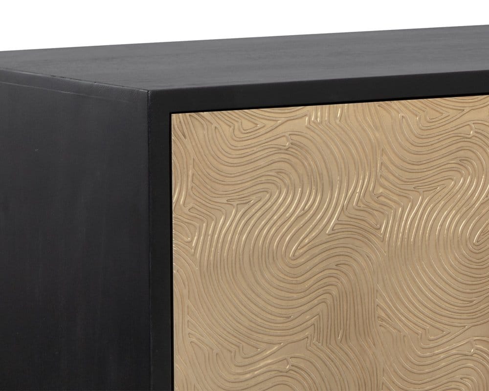 Sunpan - Algarve Sideboard - Black / Champagne Gold - 111015 view 6
