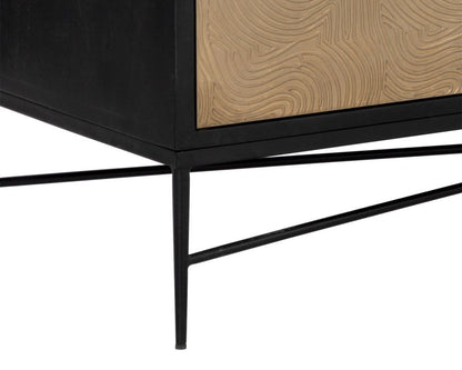 Sunpan - Algarve Sideboard - Black / Champagne Gold - 111015 view 7