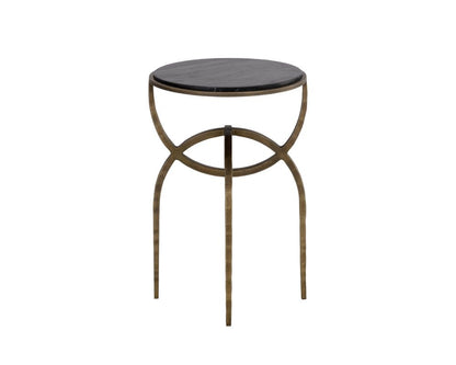 Sunpan - Alicent End Table - Black Marble - 110190 view 3