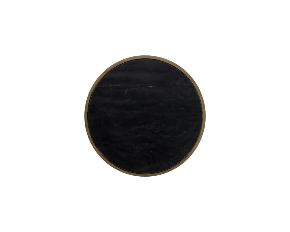 Sunpan - Alicent End Table - Black Marble - 110190 view 4