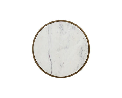 Sunpan - Alicent End Table - White Marble - 110188 view 4