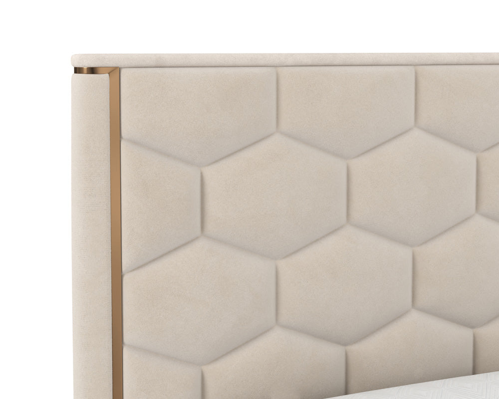 Sunpan - Ikon Alisha Bed - King - Meg Taupe - 108710 view 3