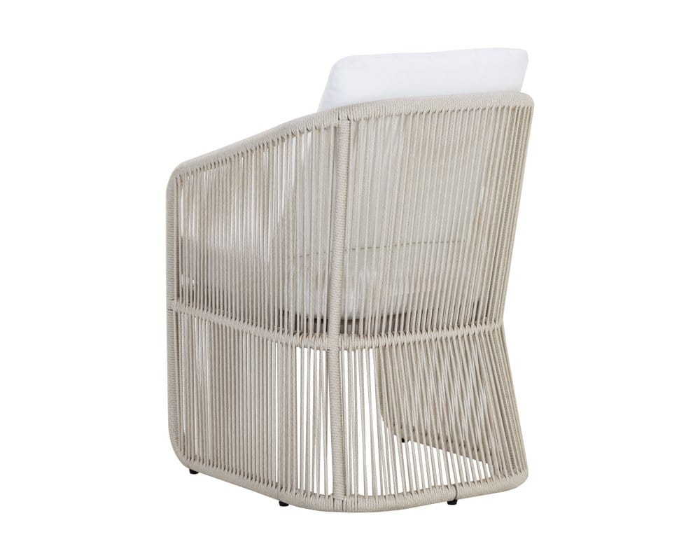 Sunpan - Allariz Dining Armchair - Greige - Stinson White - 111153 view 4