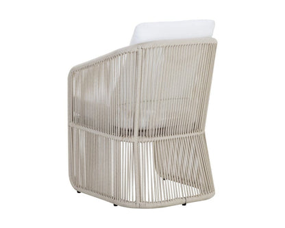 Sunpan - Allariz Dining Armchair - Greige - Stinson White - 111153 view 4