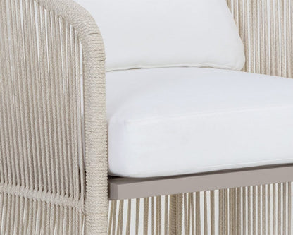 Sunpan - Allariz Dining Armchair - Greige - Stinson White - 111153 view 5