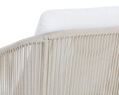 Sunpan - Allariz Dining Armchair - Greige - Stinson White - 111153 view 8